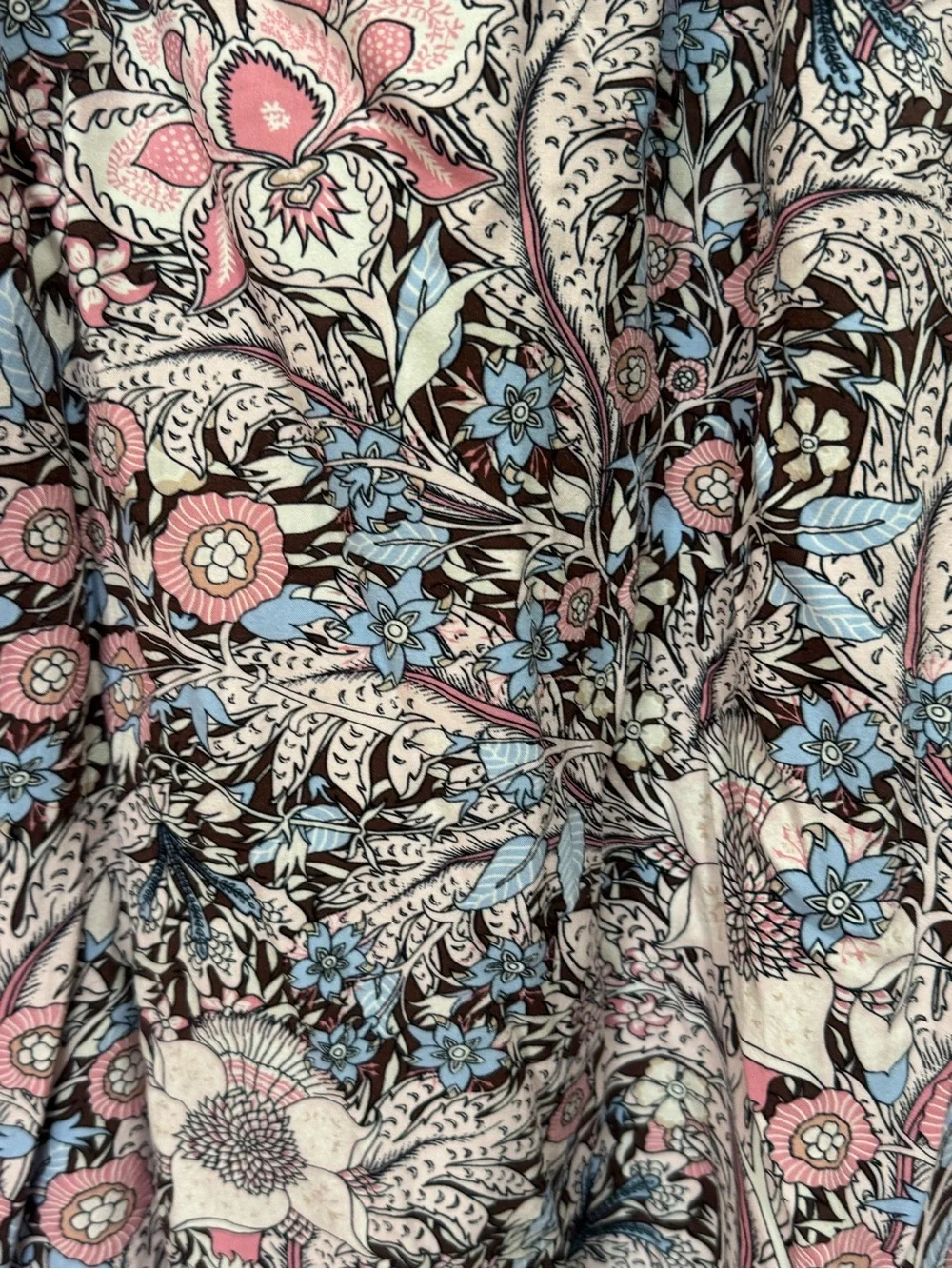 Panels Floral Sleep Dress